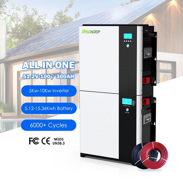 АКЦІЙНА ПРОПОЗИЦІЯ !!! Інвертор 5 кВт. + батарея 5 кВт.