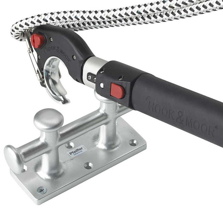 Gancho de barco telescópico