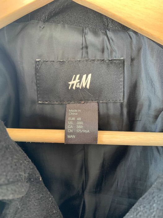 Sobretudo / Trench Coat Preto H&M – Tamanho M (48)