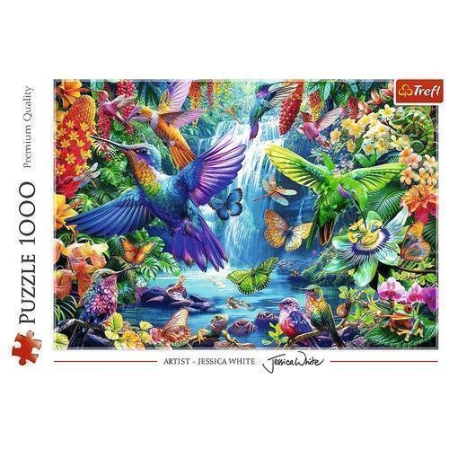 Puzzle 1000 Kolibry W Tropikach