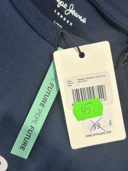 Koszulka damska Pepe Jeans nowa rozm L slim