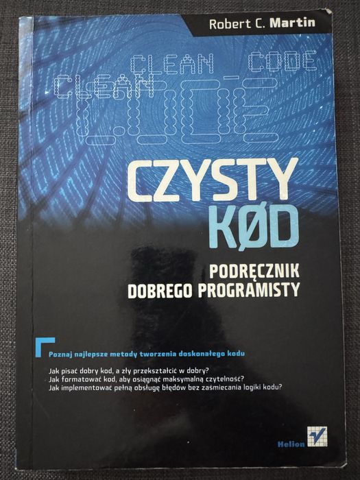 Czysty kod - podręcznik dobrego programisty