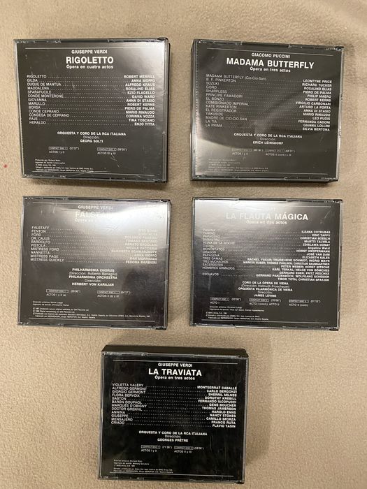 Famous Operas – 5 Boxes, Each Containing 2 or 3 CDs64564117668865121