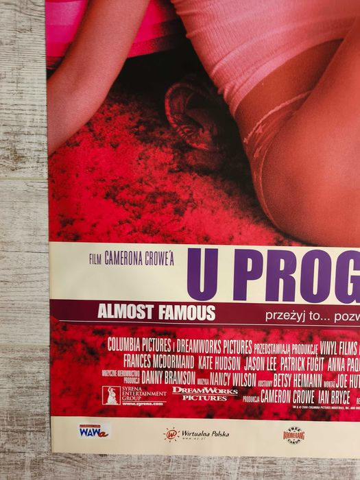 Plakat Filmowy U progu sławy Oryginał