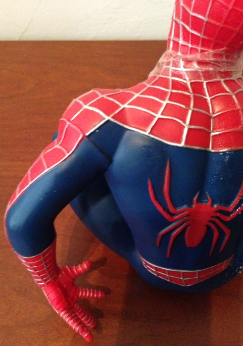 Boneco do Spider-Man com gel banho novo selado