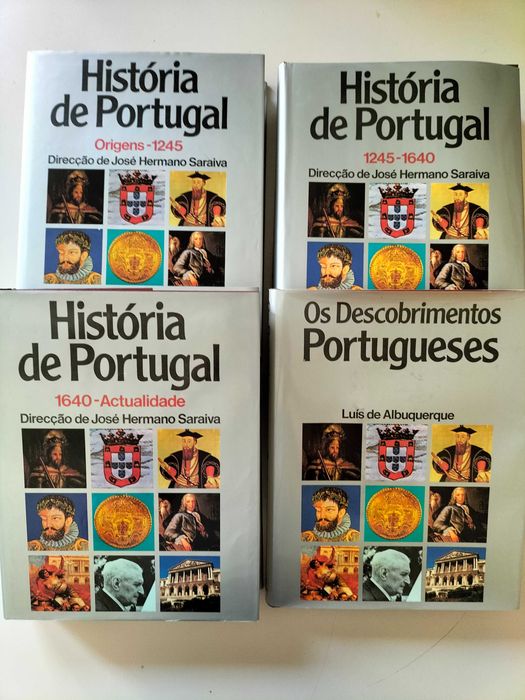 História de Portugal - 4 Volumes - Em óptimo estado!
