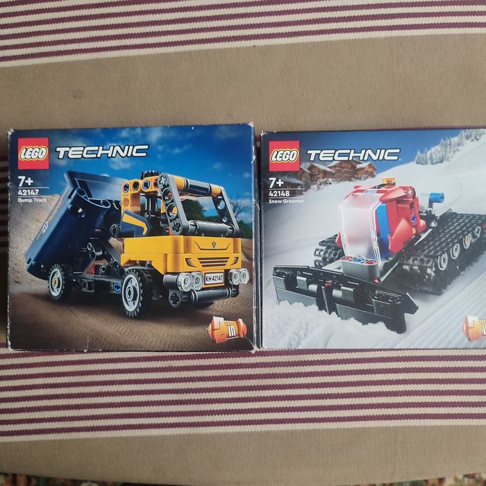 Конструктор Лего, самосвал и ратрак