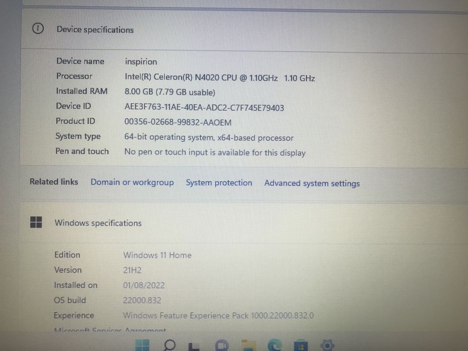 Dell inspirion 15 3510