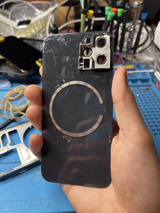 Tampa traseira iPhone 12 Pro preto original