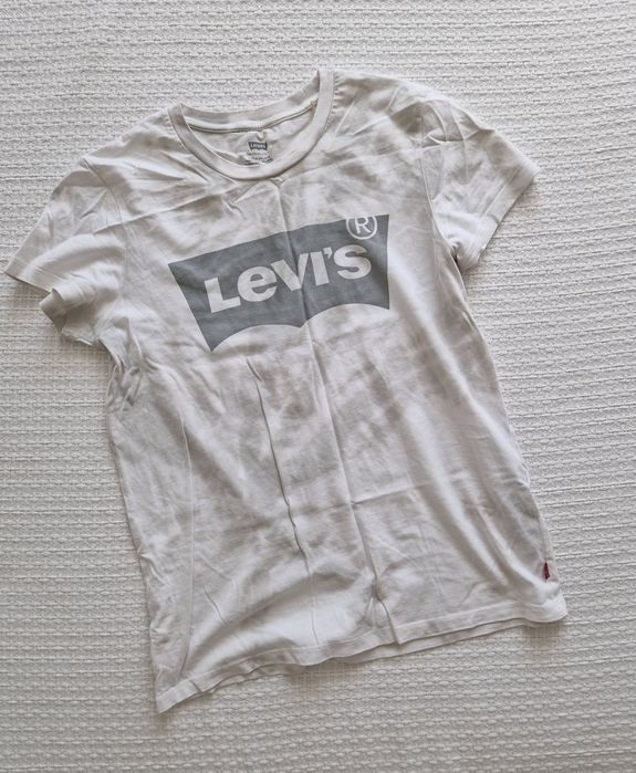 Tshirt Levis S logo tye dye bawełna basic