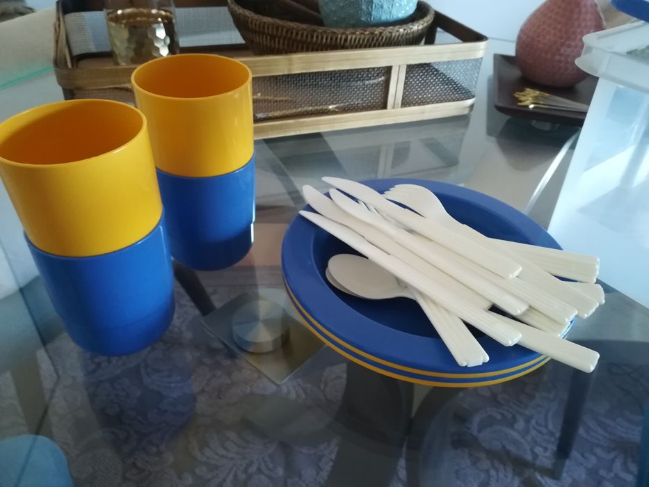 Loiça para piquenique 4 pessoas