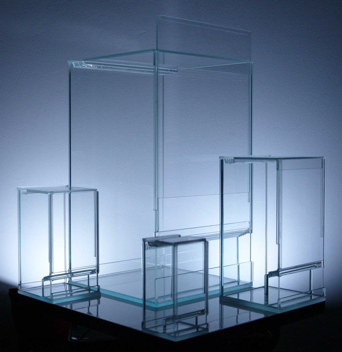 Małe Profesjonalne Terrarium 7x7x13cm szkło potrójna wentylacja EKO