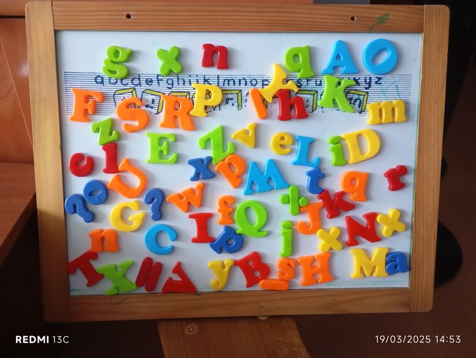 Quadro magnético dupla face