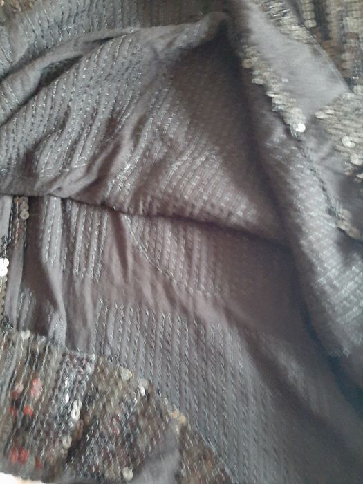 Suknia na sylwestra lub szczególną okazję, cekiny, duża