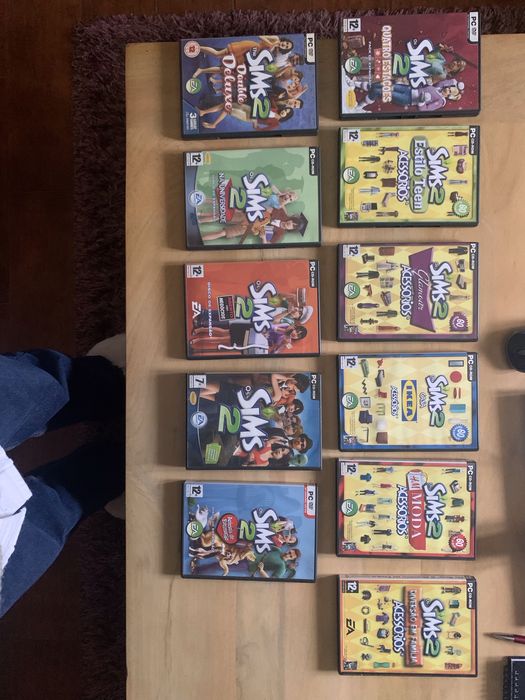 Conjunto The Sims 2 em PC (caixas físicas)