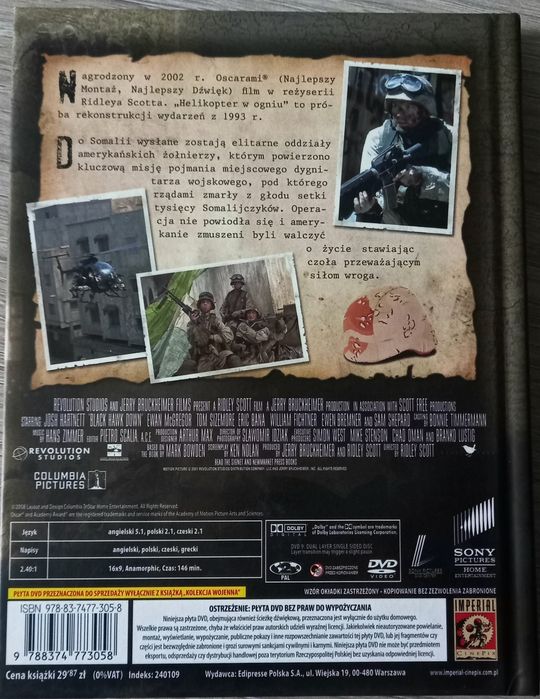 Helikopter w ogniu DVD