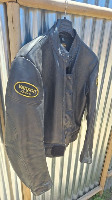 Casaco motard couro da Vanson leathers