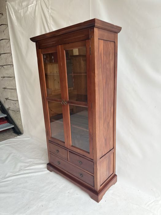 Komoda - witryna palisander