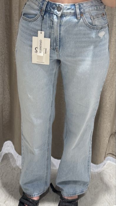 Нові джинси Stradivarius Straight wide 38