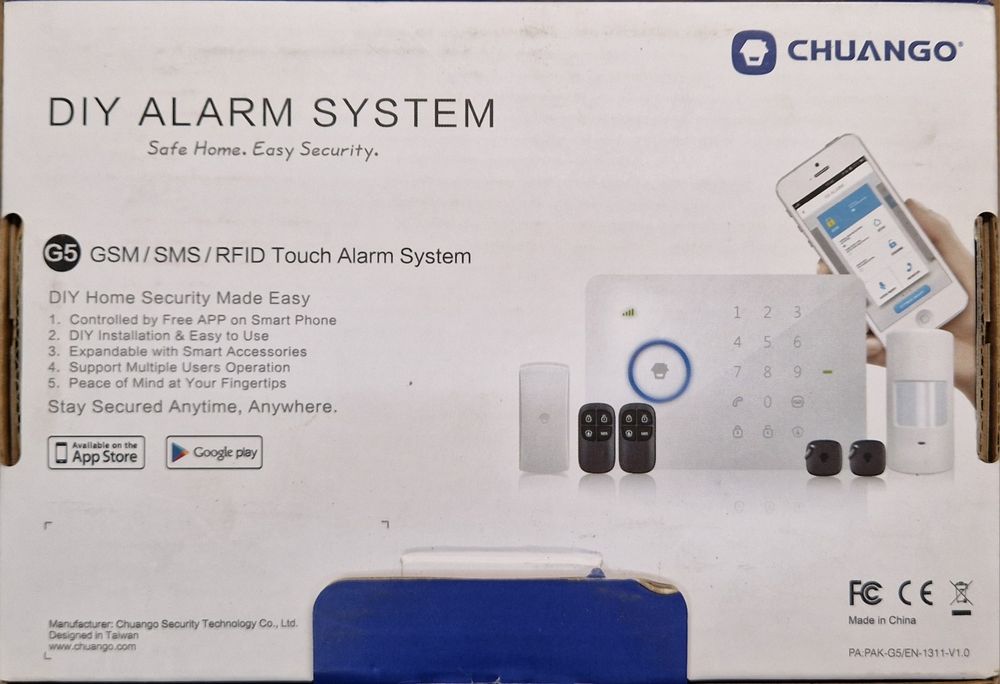 Alarme residencial Chuango GSM