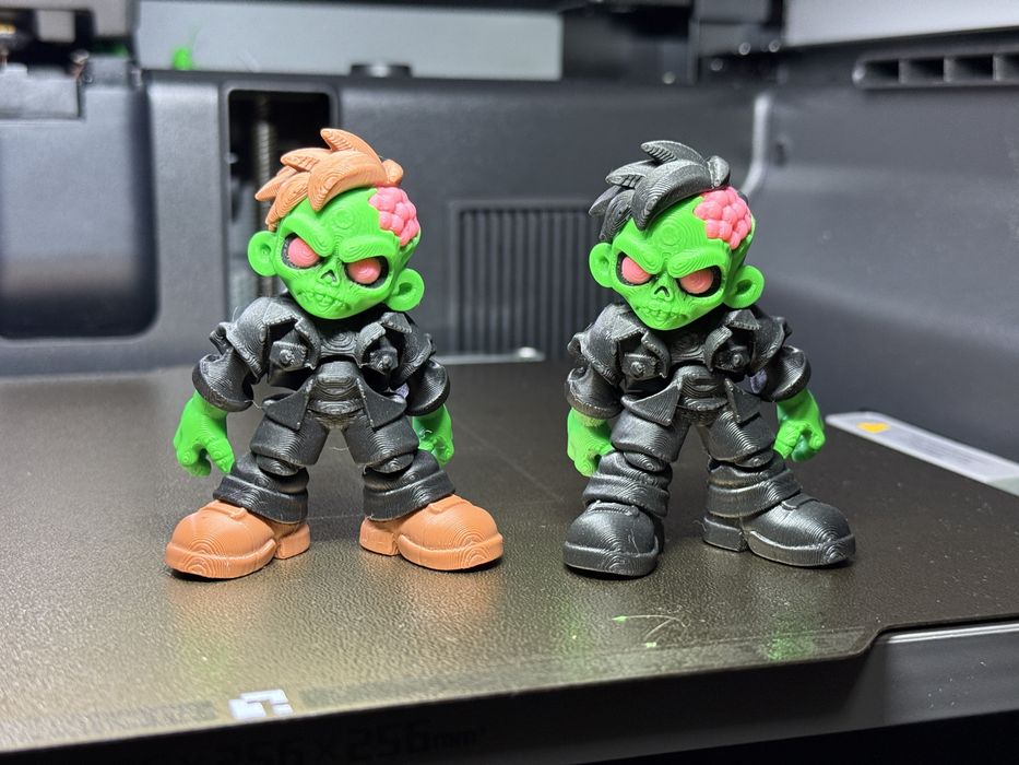 Zumbi flexível para brinquedo