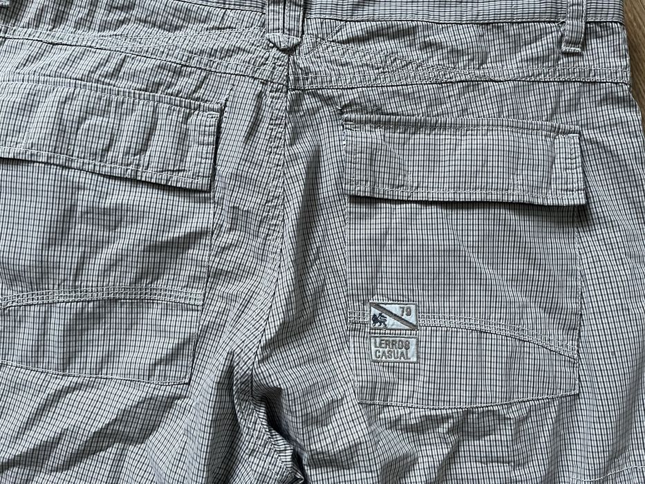 Lerros szorty męskie cargo z kieszeniami w kratkę XL/2XL
