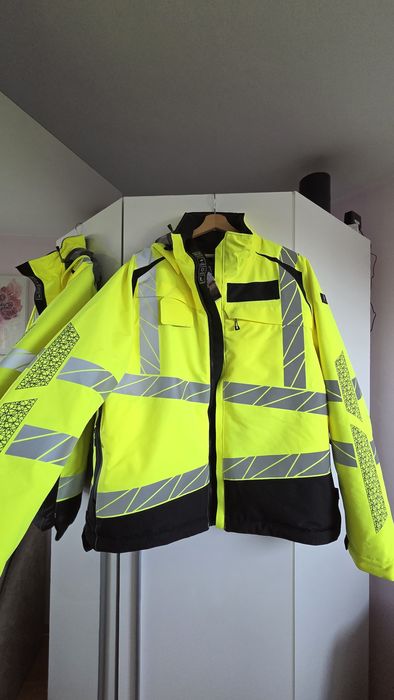 Kurtka Zimowa Odblaskowa Męska XXL