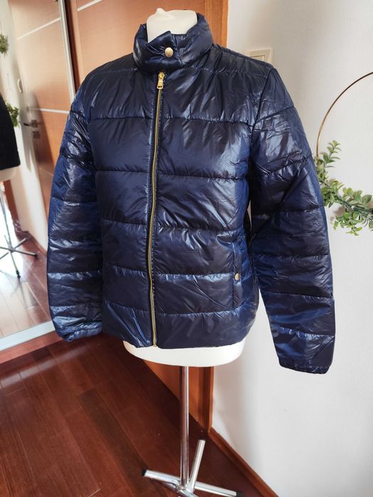 Kurtka pikowana granatowa Esmara rozmiar S M NOWA z połyskiem