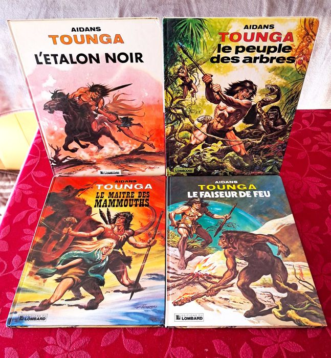 Livros BD - Tounga de Édouard Aidans (Edição em francês)