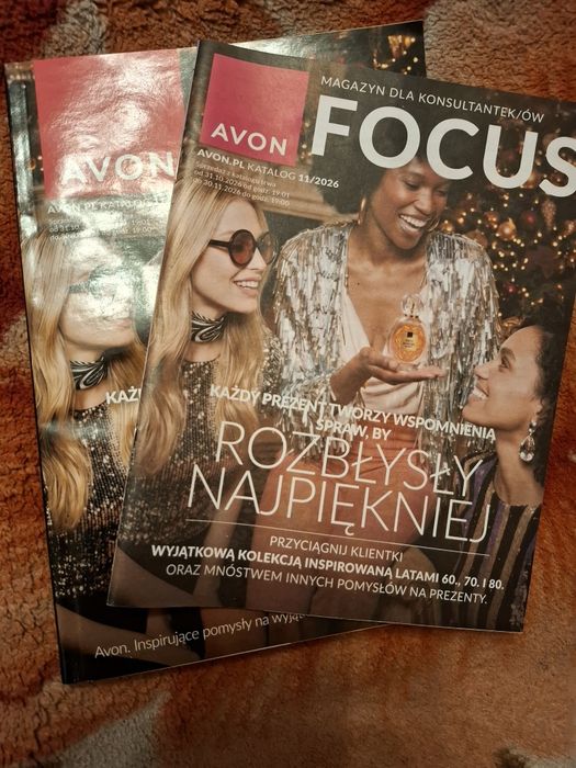 Zestaw  katalog Avon listopad+gazetka focus