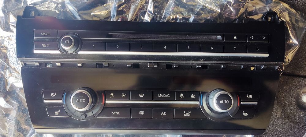 Painel frontal ar condicionado e rádio ORIGINAL BMW F11/F10