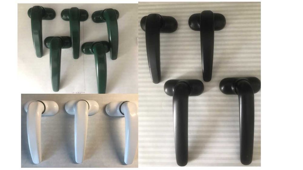 Puxador de aluminio com mola de recuperação (Muleta)