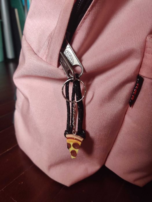 Porta-chaves de pizza