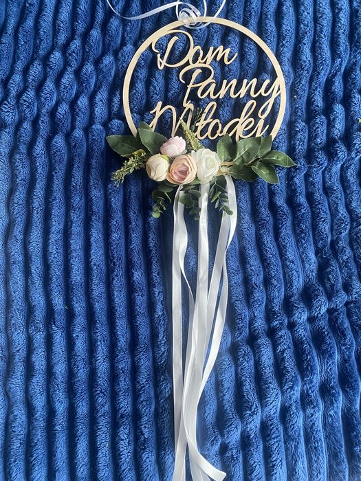 Wianki na drzwi pani i pana młodego