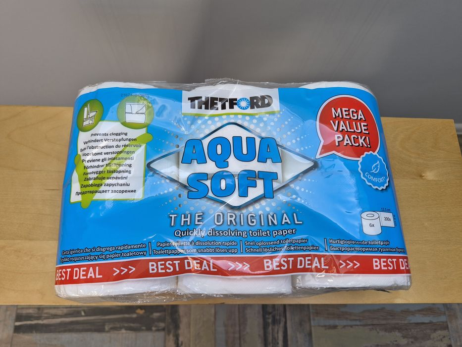 Papier toaletowy rozpuszczalny Aqua Soft renomowanej marki Thetford