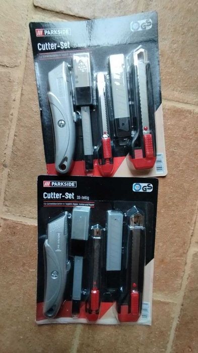 Conjunto de 2 Sets x-atos Lâminas Parkside (33 Peças Cada) - Novos