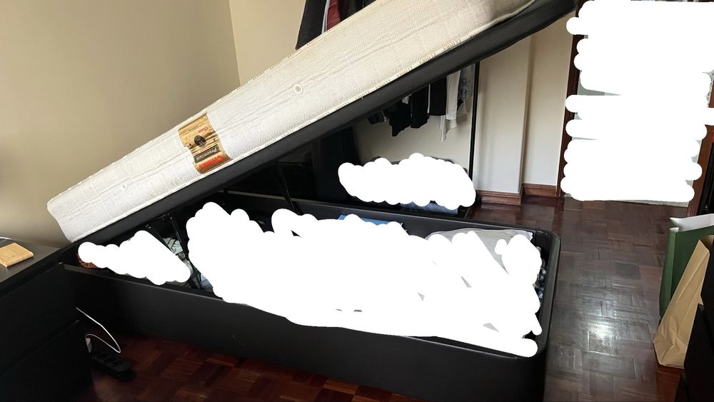 Cama sommier de solteiro Ikea