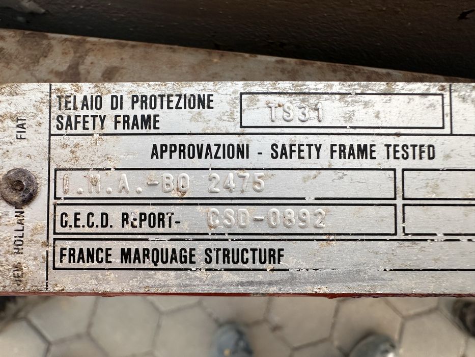 Arco Santo Antonio certificado Frame, estrutura trator fiat agri 45 66