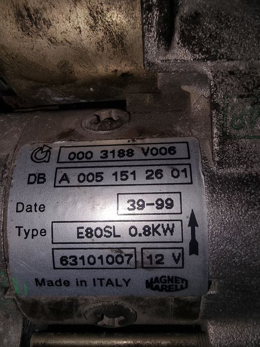 Motor arranque Smart four two 600 gasolina