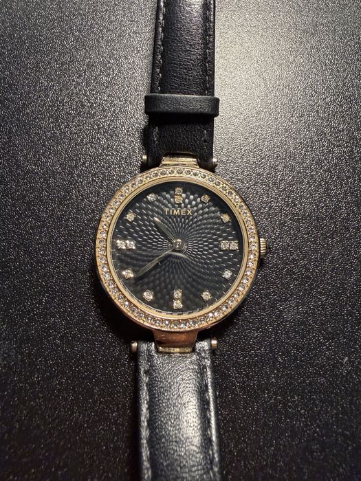 Zegarek Timex złoty czarny