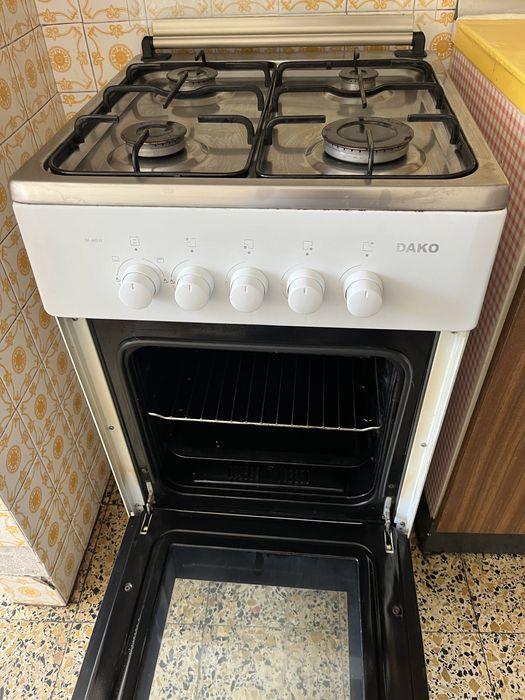 Fogão a gaz com botija quase cheia