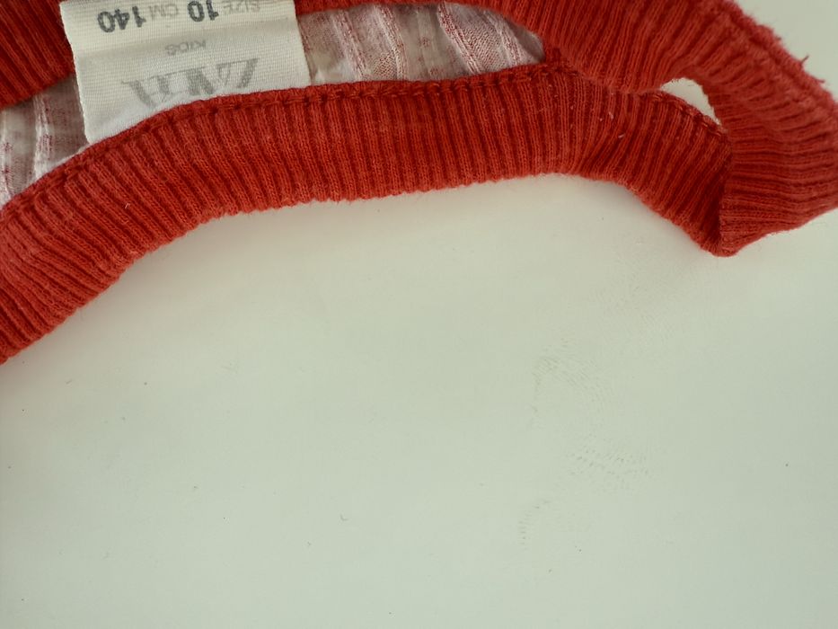 Sukienka zara kids 140 i 152 czerwona w kwiatki