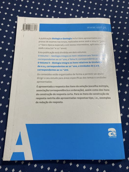 Livro IAVE - Biokogia e Geologia 10o e 11o anos