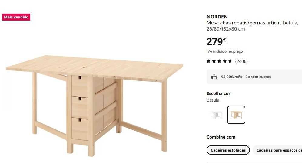 Mesa Norden - IKEA