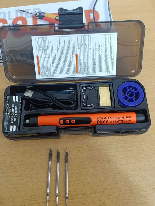 Паяльник акумуляторний з дисплеєм C200S