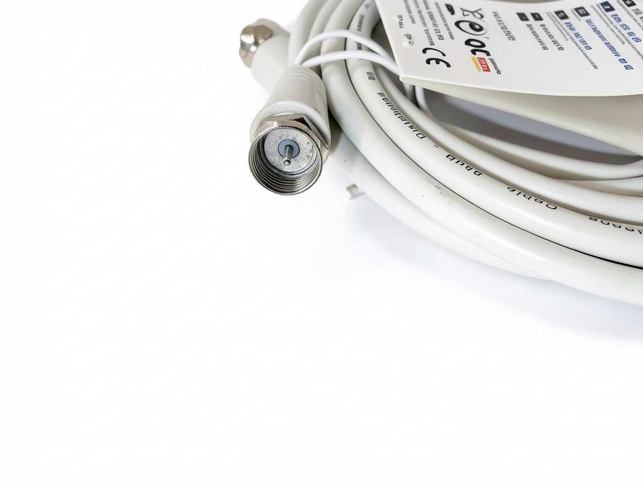 N156 Kabel Antenowy SAT Hama Classic Line F Plug F Stecker 3m 85d Nowy
