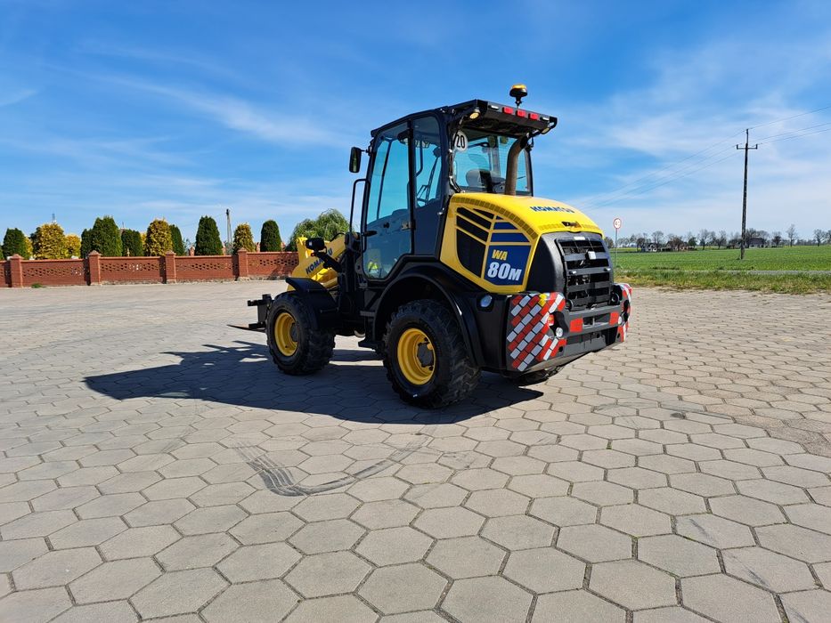 KOMATSU WA80-7M Cat JCB Volvo 2019r 1800mth ładowarka widły Zamiana