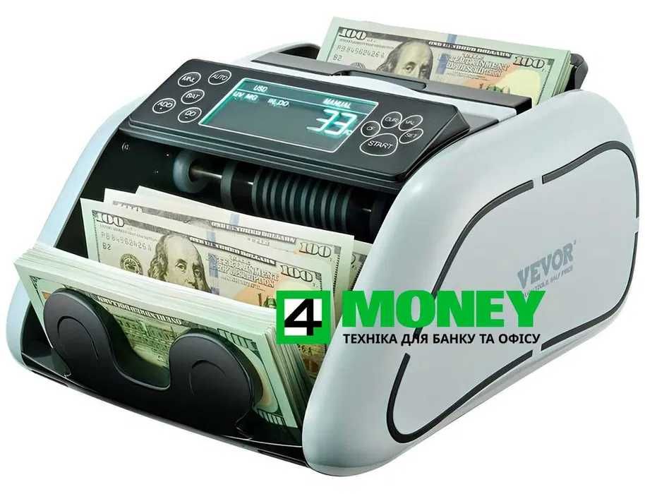 Счетная Машинка с Детекцией Купюр Проверка Валют VEVOR Счетчик Банкнот