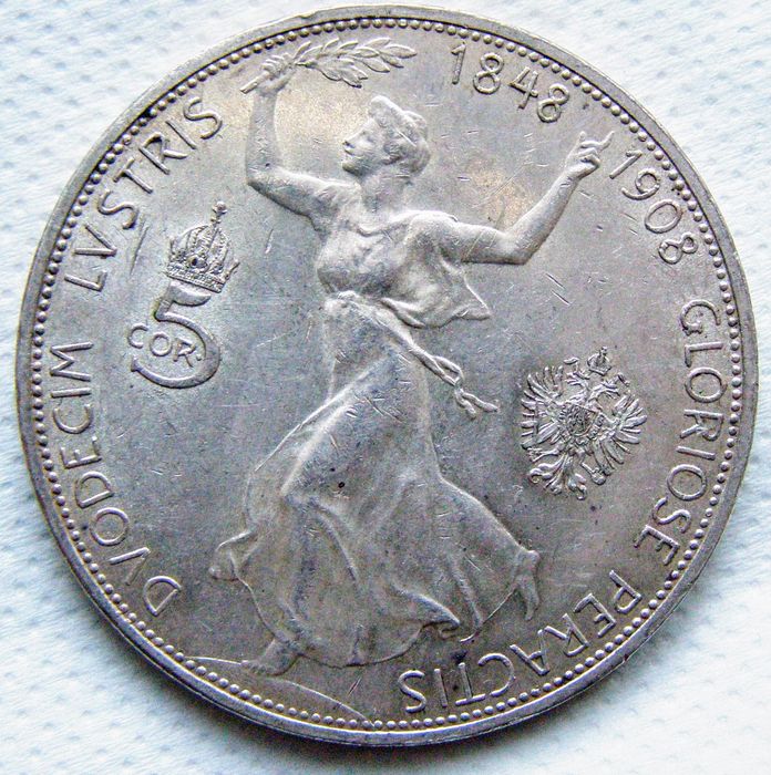 Monety srebrne Austro-Węgry bardzo rzadkie 1896, 1905 ,1893,1908 r.