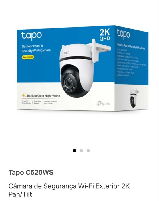 Câmara TP-Link Tapo C520WS – Como Nova,